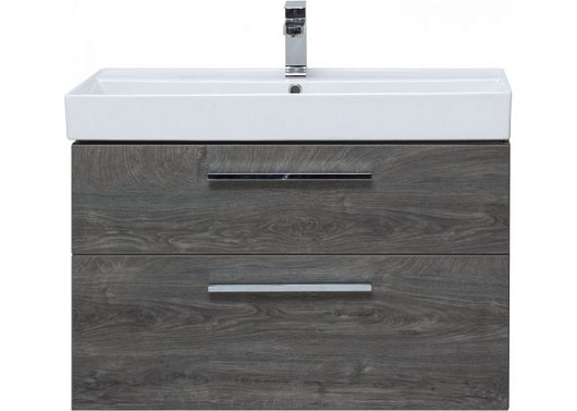 Aquanet Тумба с раковиной Nova 90 дуб рошелье – картинка-9