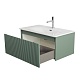 BelBagno Тумба с раковиной Uno 80 с 1 ящиком подвесная Еловый матовый с раковиной BB-8099-3-80 – фотография-22