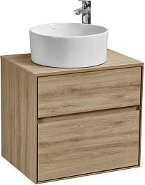 Акватон Мебель для ванной Либерти 60 Mila 40 дуб эльвезия – фотография-2