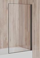 Paini Шторка на ванну Screen 70 Paini-ScreenWT70C неподвижная, прозрачное, профиль черный