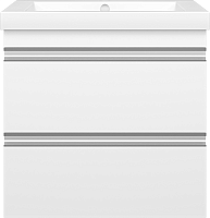 Misty Тумба под раковину Ингрид 60 подвесная белая