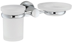 WasserKRAFT Держатель стакана и мыльницы "Donau K-9426" – фотография-1