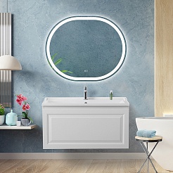 Cezares Тумба под раковину Giubileo 100 подвесная bianco lucido – фотография-9