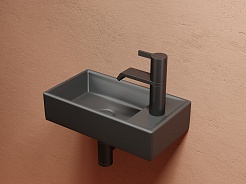 Ceramicanova Раковина Element 40/21 CN6051LMDH тёмный антрацит матовый – фотография-6