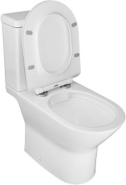 Azario Унитаз-компакт Mons AZ-76004 безободковый с бачком с сиденьем микролифт белый – фотография-7