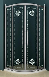 Cezares Душевой уголок RETRO-A-R-2-90-SCORREVOLE-CP-Cr – фотография-1