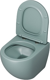 Grossman Унитаз подвесной Color GR-4455MNMS мятный матовый – фотография-3