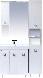 Misty Зеркальный шкаф Эллада 75 белый L – фотография-3