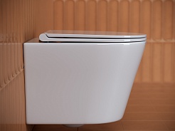 Ceramicanova Подвесной унитаз Rimless Forma CN3011 белый – фотография-3