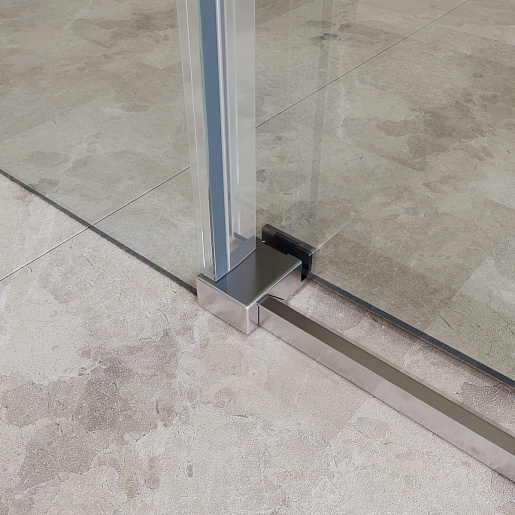 BelBagno Душевая дверь в нишу Soft Close-2 SOFT_CLOSE-2-BF-1-140-C-Cr 140x200 профиль хром стекло прозрачное – фотография-6