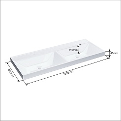 СанТа Мебельная раковина Юпитер 100 – фотография-2