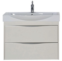 Aquanet Тумба с раковиной "Франка 85" слоновая кость – фотография-4