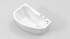 BellSan Акриловая ванна Дарина 165x110 R с гидромассажем – фотография-2
