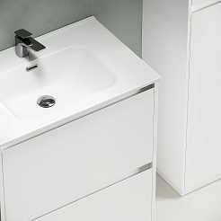 Sancos Тумба под раковину Libra Floor 70 белый глянец – фотография-5