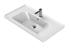 Comforty Мебель для ванной Палермо 80 белая матовая – фотография-9