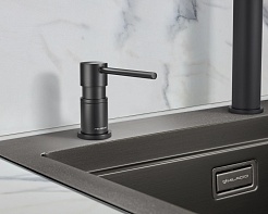 Milacio Дозатор для кухонной мойки Milacio MCU.935.TB total black – фотография-3