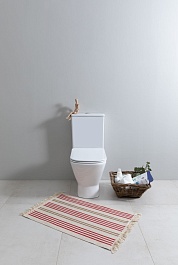 Aquanet Унитаз-компакт Fine Rimless FINE-C Soft Close безободковый с сиденьем микролифт и бачком белый – фотография-18