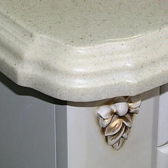 Атолл Мебель для ванной "Верона 85 К" дорато витрина – фотография-2