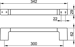 Keuco Поручень Collection Moll 12707 хром – фотография-2