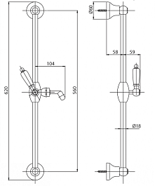 Cezares Душевой комплект VINTAGE-SD-01-Sw – фотография-2