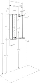 Акватон Зеркальный шкаф Бекка Pro 60 белый/дуб сомерсет – фотография-3