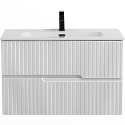 Cezares Тумба с раковиной Duet 90 подвесная CZR-8095-90 bianco lucido – фотография-2