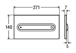 Viega Кнопка смыва Visign for Style 11 597115 хром – фотография-2