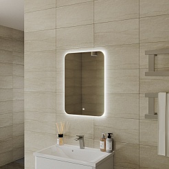 Teymi Зеркало Solli Oreol 50/70 LED сенсор T20222S – фотография-7