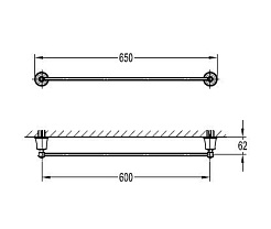Art&Max Полотенцедержатель Liberty AM-F-8981 – фотография-2