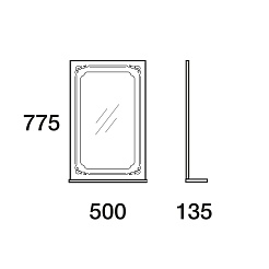 Merkana Мебель для ванной комнаты Кастилия 50 – фотография-6
