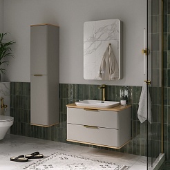 Equil Шкаф пенал Desert 36 R/L подвесной амарок/дуб – фотография-7