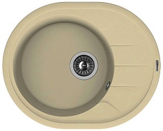 Florentina Мойка гранитная Родос 620 с крылом бежевый