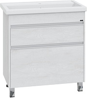 СанТа Тумба с раковиной Уран 80 светлое дерево