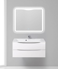 BelBagno Мебель для ванной MARINO 1000 Bianco Lucido – фотография-3