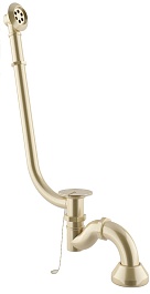 Фэма Слив-перелив для отдельностоящих ванн золото – фотография-1