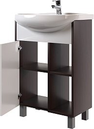 Mixline Тумба под раковину Боско 65 белая/венге – фотография-2