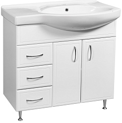 Stella Polare Мебель для ванной Концепт 80, 3 ящика, L – фотография-2