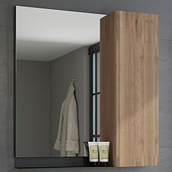 Comforty Зеркальный шкаф Кельн 75 дуб темный – фотография-1