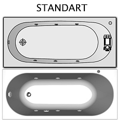 Kolpa San  Акриловая ванна Tamia STANDART 160 – фотография-4
