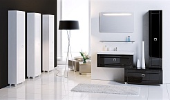 Aqwella Тумба для умывальника Инфинити 100 BLK – фотография-2