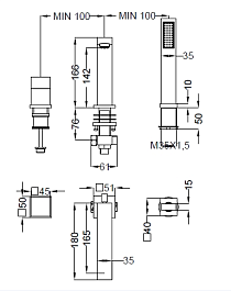 Cezares Смеситель LEVICO-BVD-01-Cr на борт ванны – фотография-2