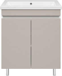 Misty Тумба с раковиной Майна 70 сливки/белая – фотография-1