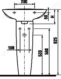 Jika Пьедестал для раковины Mio 1971.3 – фотография-3