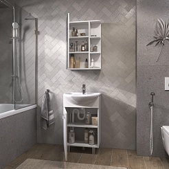 Vigo Мебель для ванной Hoska 50 белая – фотография-3