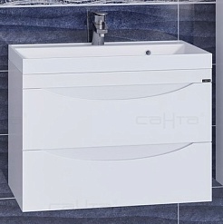 СанТа Тумба для умывальника Сатурн 70 подвесная – фотография-1