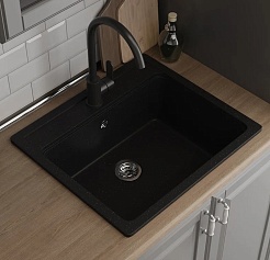 Teymi Мойка кухонная Helmi 60 черная – фотография-3