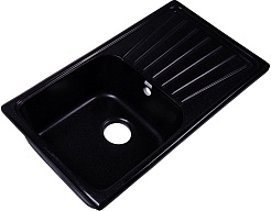 Rossinka Мойка кухонная RS81-46SW-Black – фотография-1