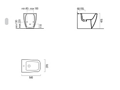 GSI Биде напольное SAND 9062111 – фотография-4