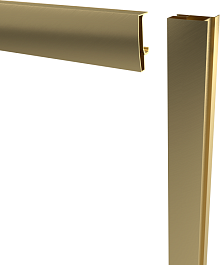 Triton Душевой уголок Вента-Голд 120x80 стекло прозрачное профиль золото с поддоном – фотография-4