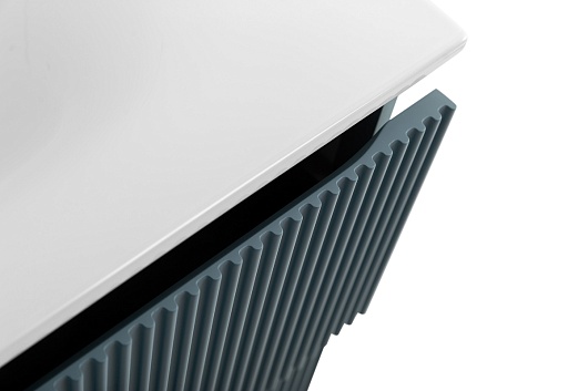 BelBagno Тумба с раковиной Uno 90 подвесная Голубой матовый с раковиной BB-8099-90 – картинка-7